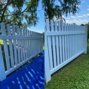 vinyl fence cleaning 2