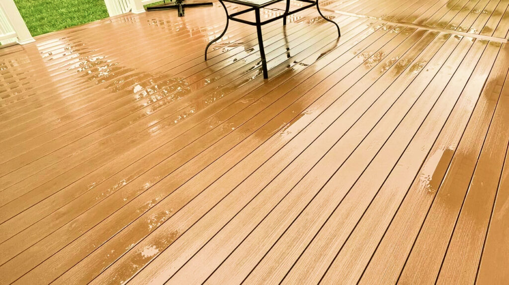 deck clean