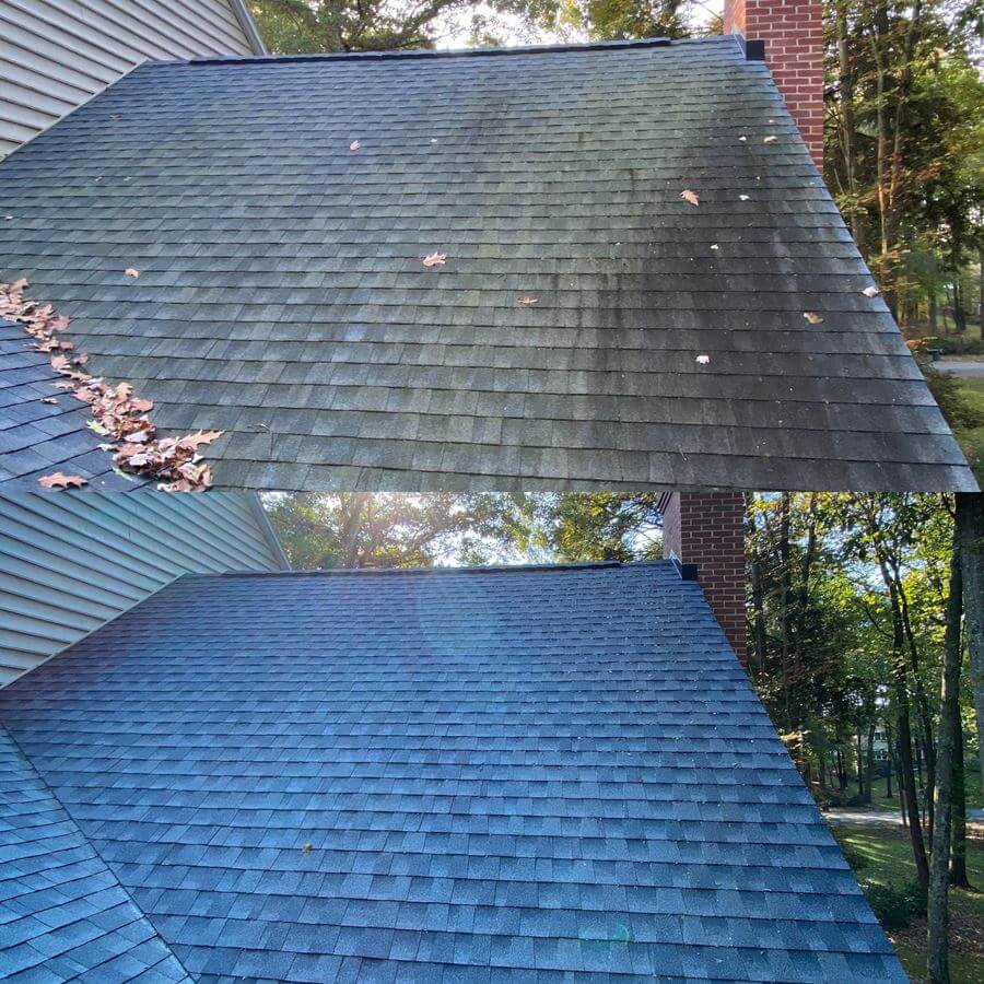 Residential Roof Washing Service 